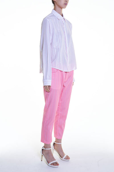 Elioliver Collection- Elioliver Graphic Strip Shirt - Johan Ku Shop