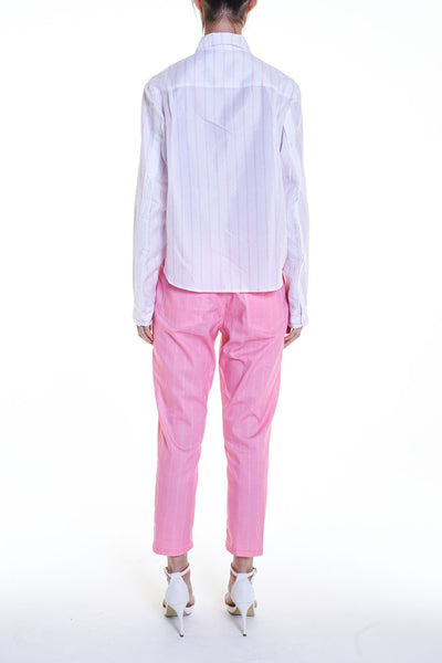 Elioliver Collection- Elioliver Graphic Strip Shirt - Johan Ku Shop