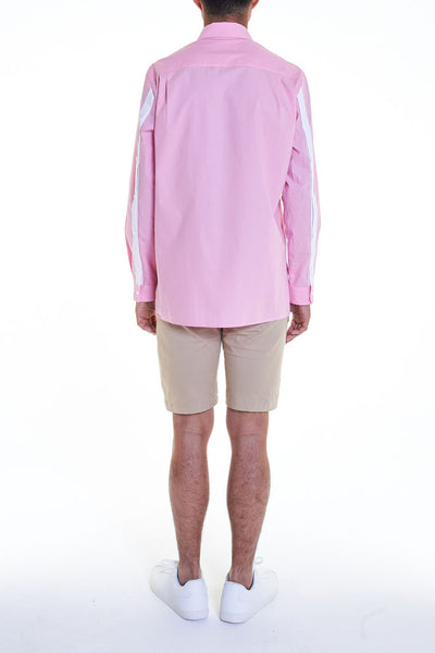 Elioliver Collection- Asymmetry Details Cotton Shirt - Pink - Johan Ku Shop