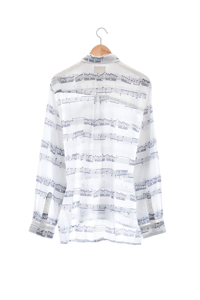Elioliver Collection- Music Note Printed Shirt - Johan Ku Shop