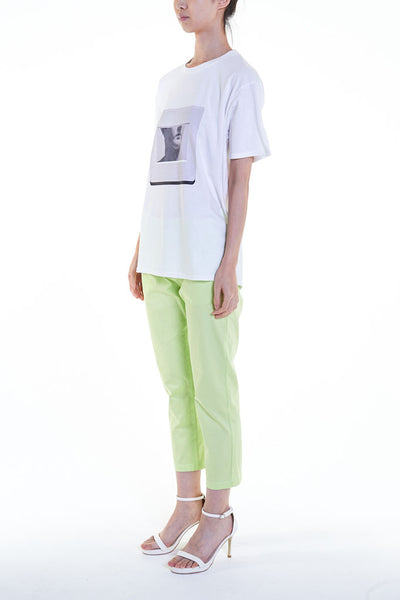 Elioliver Collection- "Sculpture in Slide" Graphic T-Shirt - White - Johan Ku Shop