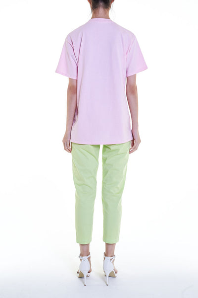 Elioliver Collection- "Sculpture in Slide" Graphic T-Shirt - Pink - Johan Ku Shop