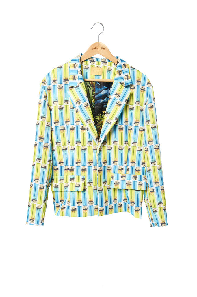 Elliot Collection- Lighter Print Jacket - Johan Ku Shop
