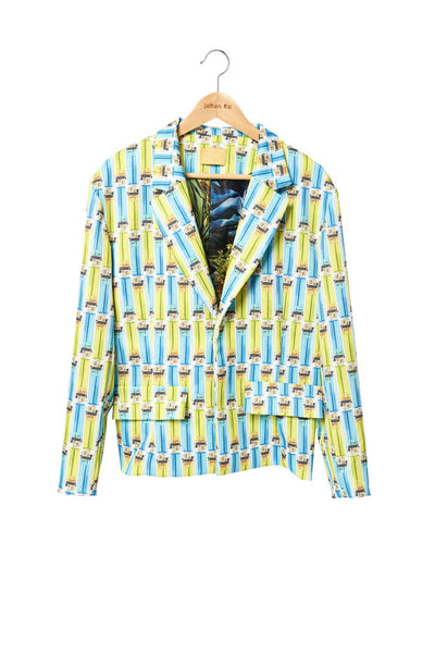 Elliot Collection- Lighter Print Jacket - Johan Ku Shop