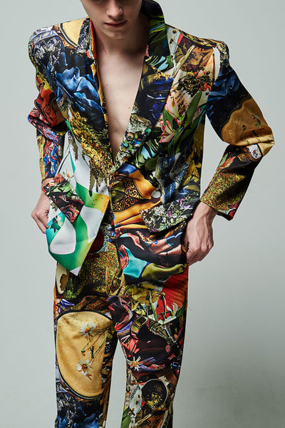 Elliot Collection- Woodstock Print Jacket - Johan Ku Shop