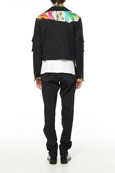 Elliot Collection- Rainbow Stitches Denim Jacket - Johan Ku Shop