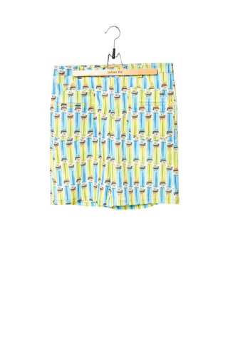 Elliot Collection- Lighter Plaid Print Shorts - Johan Ku Shop
