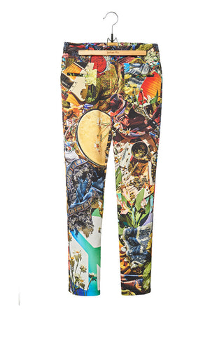 Elliot Collection- Woodstock Inspired Print Trousers - Johan Ku Shop