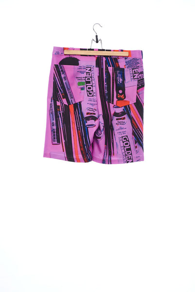 "The Painters" Collection- Painting Tools Pink Printed Shorts