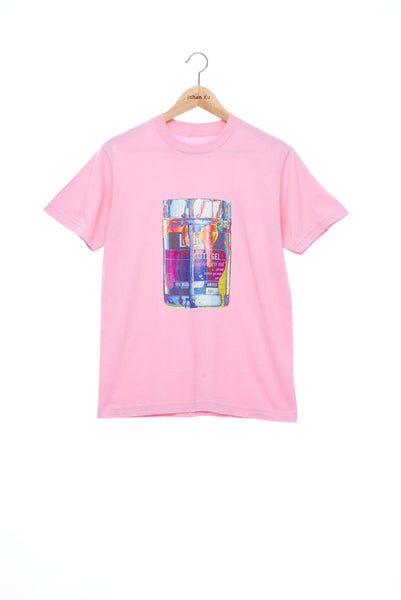 "The Painters" Collection- Pop Art Colour Paint Can Print T-Shirt - Pink