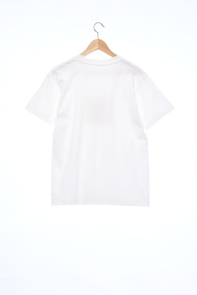 "The Painters" Collection- Rainbow Crayons Graphic Print T-Shirt - White