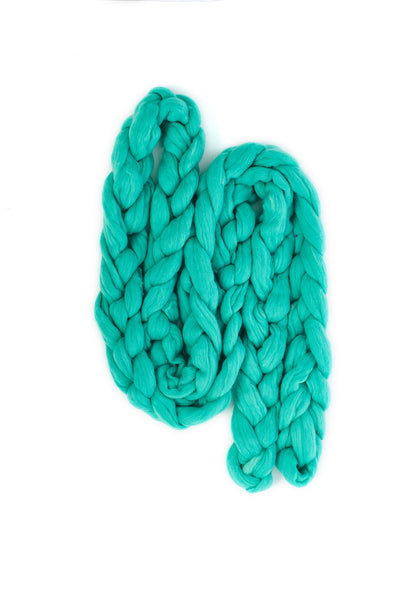 Sean Collection- Chunky Hand-Knit Super Long Scarf