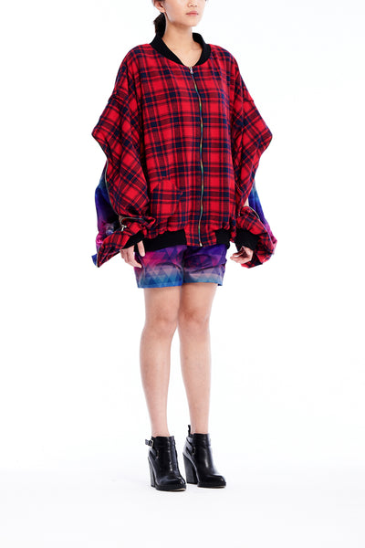 Sean Collection- BPM Inspired Over-sized Tartan Jacket