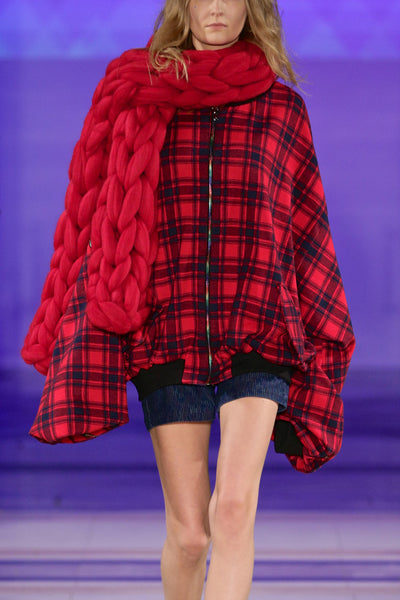 Sean Collection- BPM Inspired Over-sized Tartan Jacket