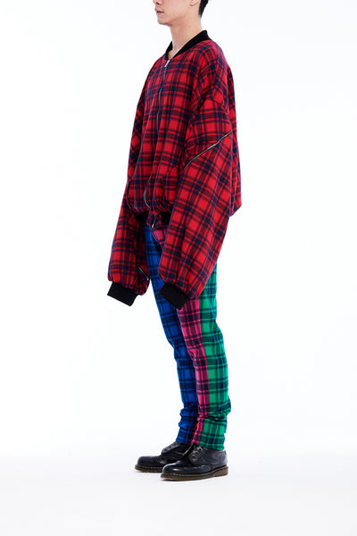 Sean Collection- BPM Inspired Over-sized Tartan Jacket