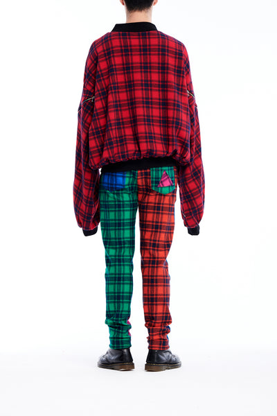Sean Collection- BPM Inspired Over-sized Tartan Jacket