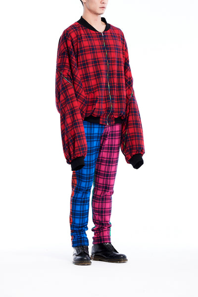 Sean Collection- BPM Inspired Over-sized Tartan Jacket