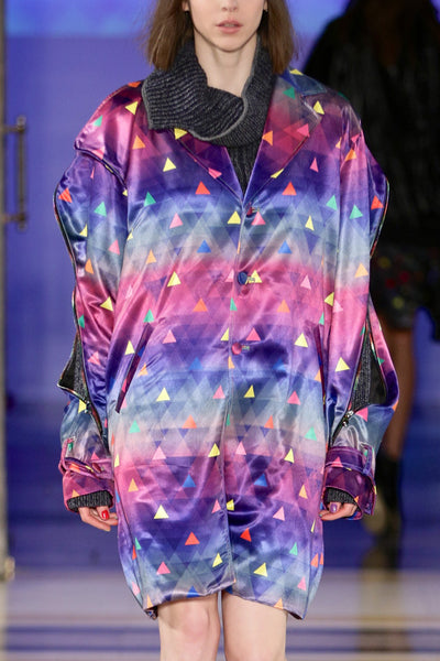 Sean Collection- BPM Inspired Triangle Graphic Printed Full Colour Windbreaker