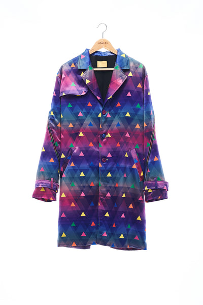 Sean Collection- BPM Inspired Triangle Graphic Printed Full Colour Windbreaker