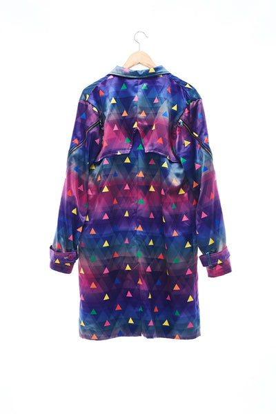 Sean Collection- BPM Inspired Triangle Graphic Printed Full Colour Windbreaker