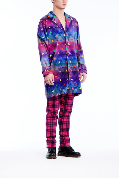 Sean Collection- BPM Inspired Triangle Graphic Printed Full Colour Windbreaker