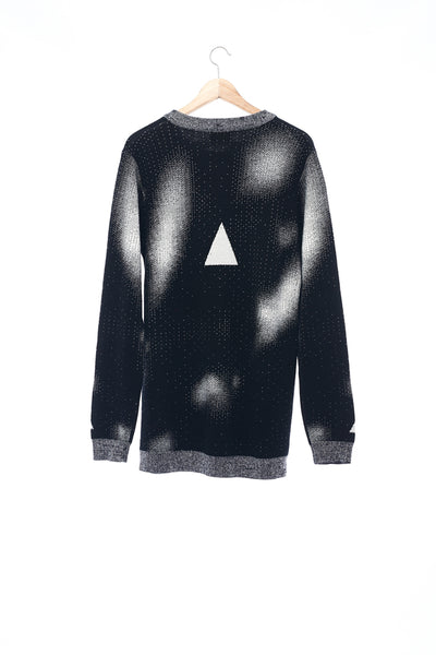 Sean Collection- BPM Image Graphic Jacquard Knitwear- B/W