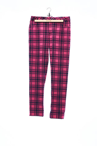 Sean Collection- Knitted Jacquard Tartan Trouser