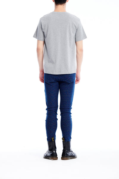 Sean Collection- BPM Inspired Rainbow Triangle Graphic T-Shirt -Gray