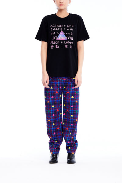 Sean Collection- BPM Inspired Slogan Graphic T-Shirt -Black