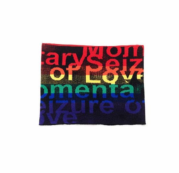 Slade Collection- Rainbow Colour Slogan Snood -Red - Johan Ku Shop