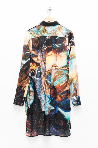 Slade Collection- Velvet Goldmine Inspired Short Dress - Johan Ku Shop
