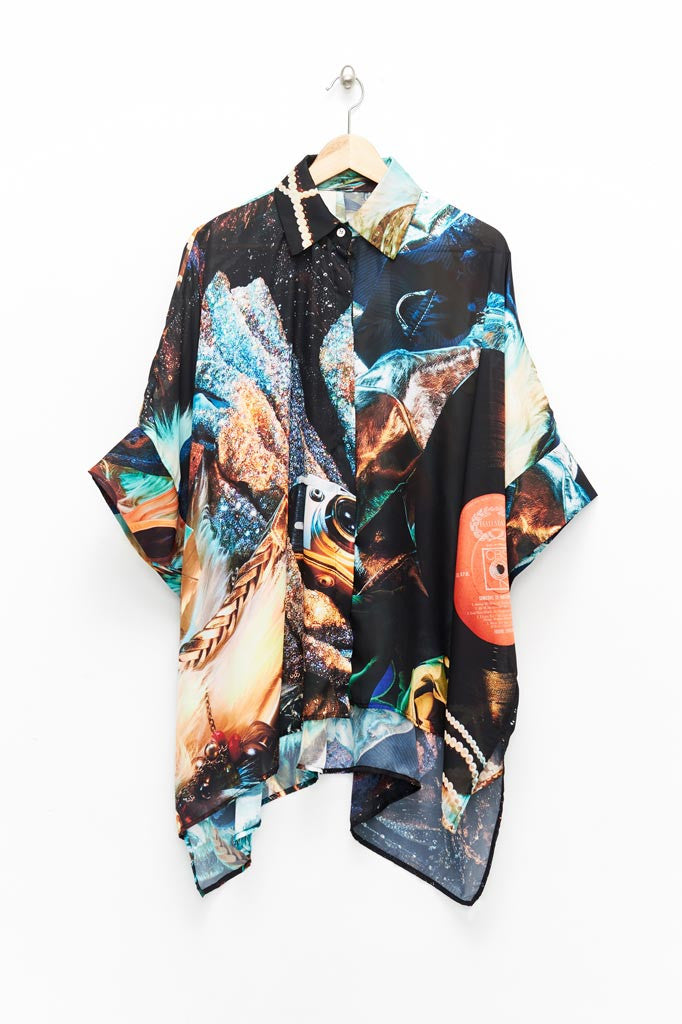 Slade Collection- Velvet Goldmine Inspired Volume Shirt - Johan Ku Shop