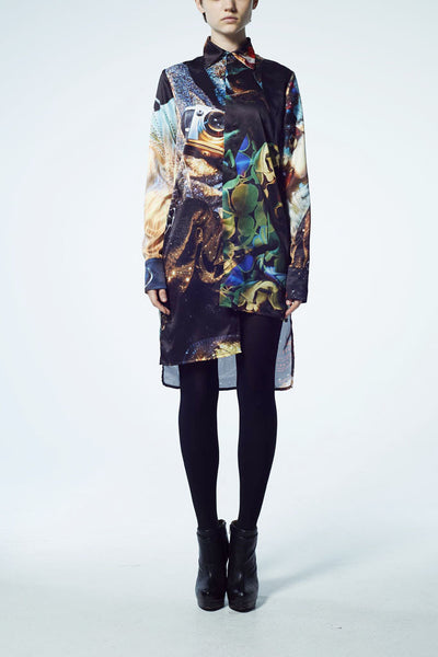 Slade Collection- Velvet Goldmine Inspired Short Dress - Johan Ku Shop