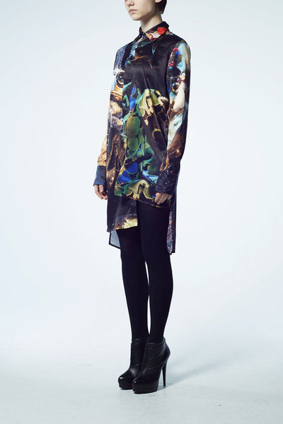 Slade Collection- Velvet Goldmine Inspired Short Dress - Johan Ku Shop