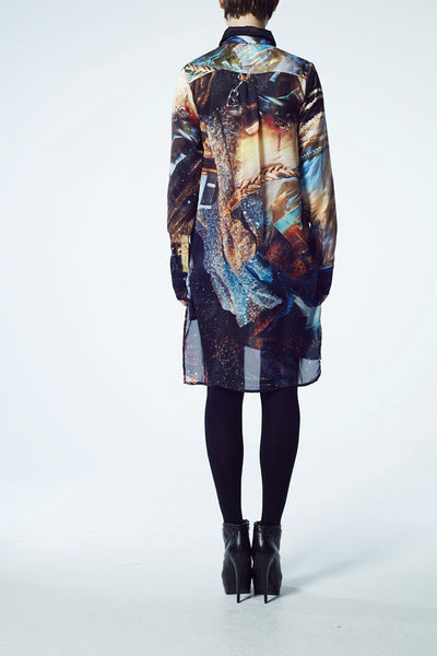 Slade Collection- Velvet Goldmine Inspired Short Dress - Johan Ku Shop
