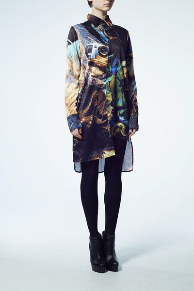 Slade Collection- Velvet Goldmine Inspired Short Dress - Johan Ku Shop