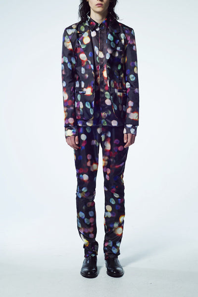Slade Collection- Colourful Dots Printed Blazer - Johan Ku Shop