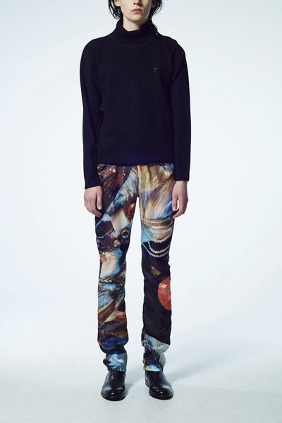 Slade Collection- Star Rivet Details High Collar Top - Johan Ku Shop