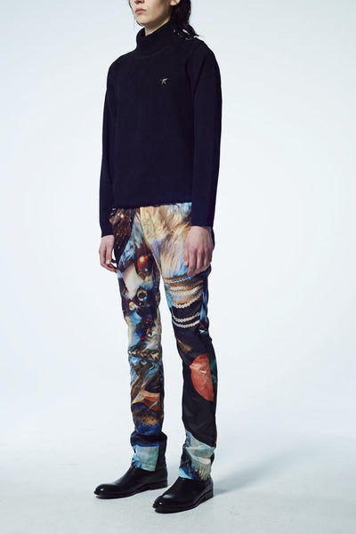 Slade Collection- Star Rivet Details High Collar Top - Johan Ku Shop